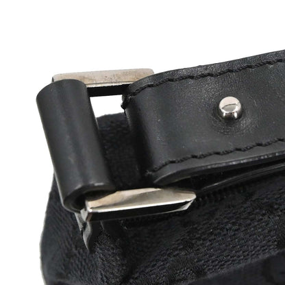 Gucci Black Canvas GG Handbag