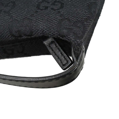 Gucci Black Canvas GG Handbag