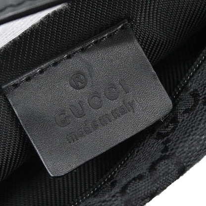 Gucci Black Canvas GG Handbag