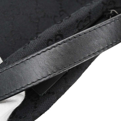 Gucci Black Canvas GG Handbag