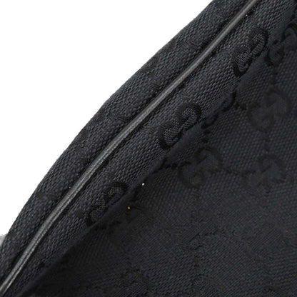 Gucci Black Canvas GG Handbag