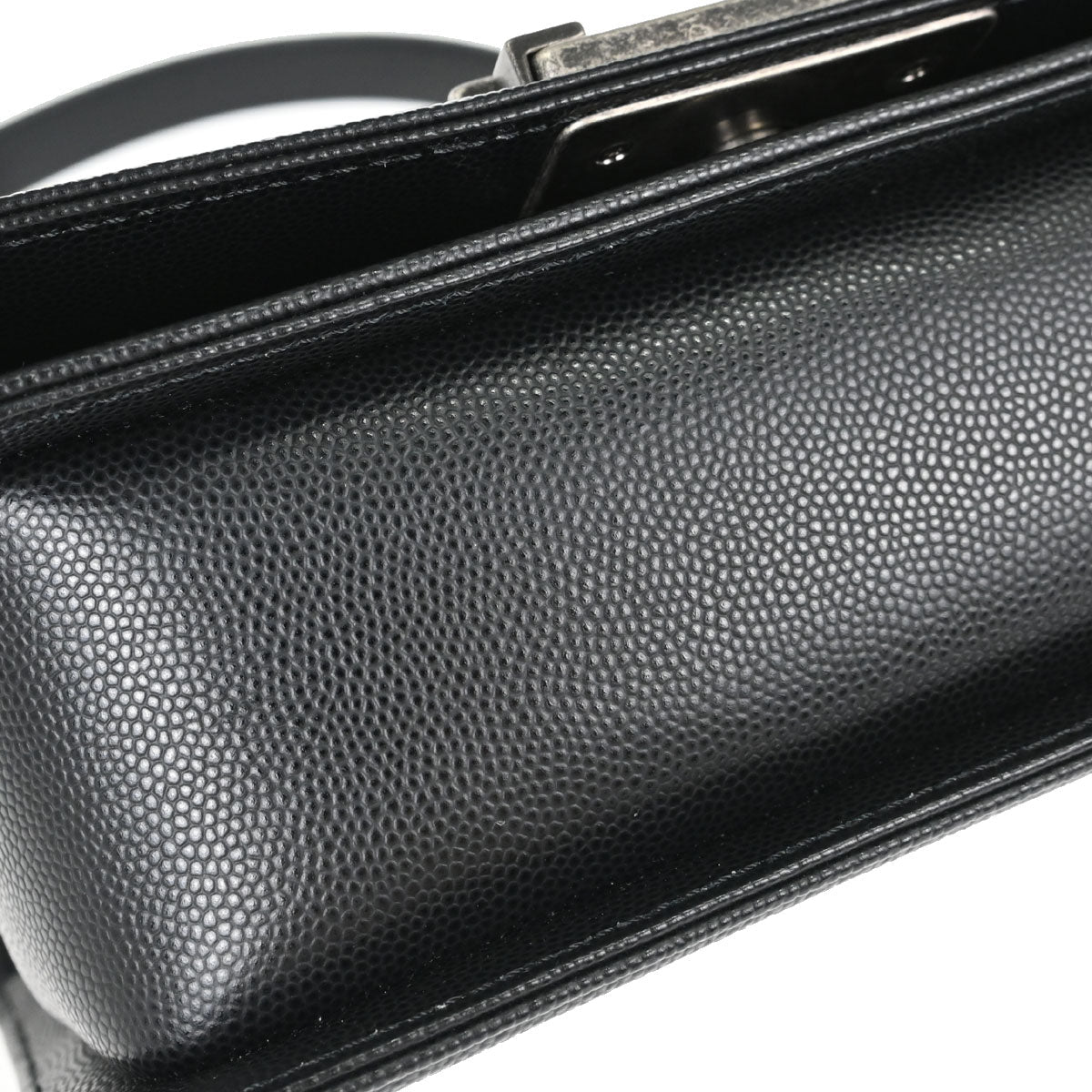 Boy Chanel Black Caviar Skin Small Chain Shoulder Bag