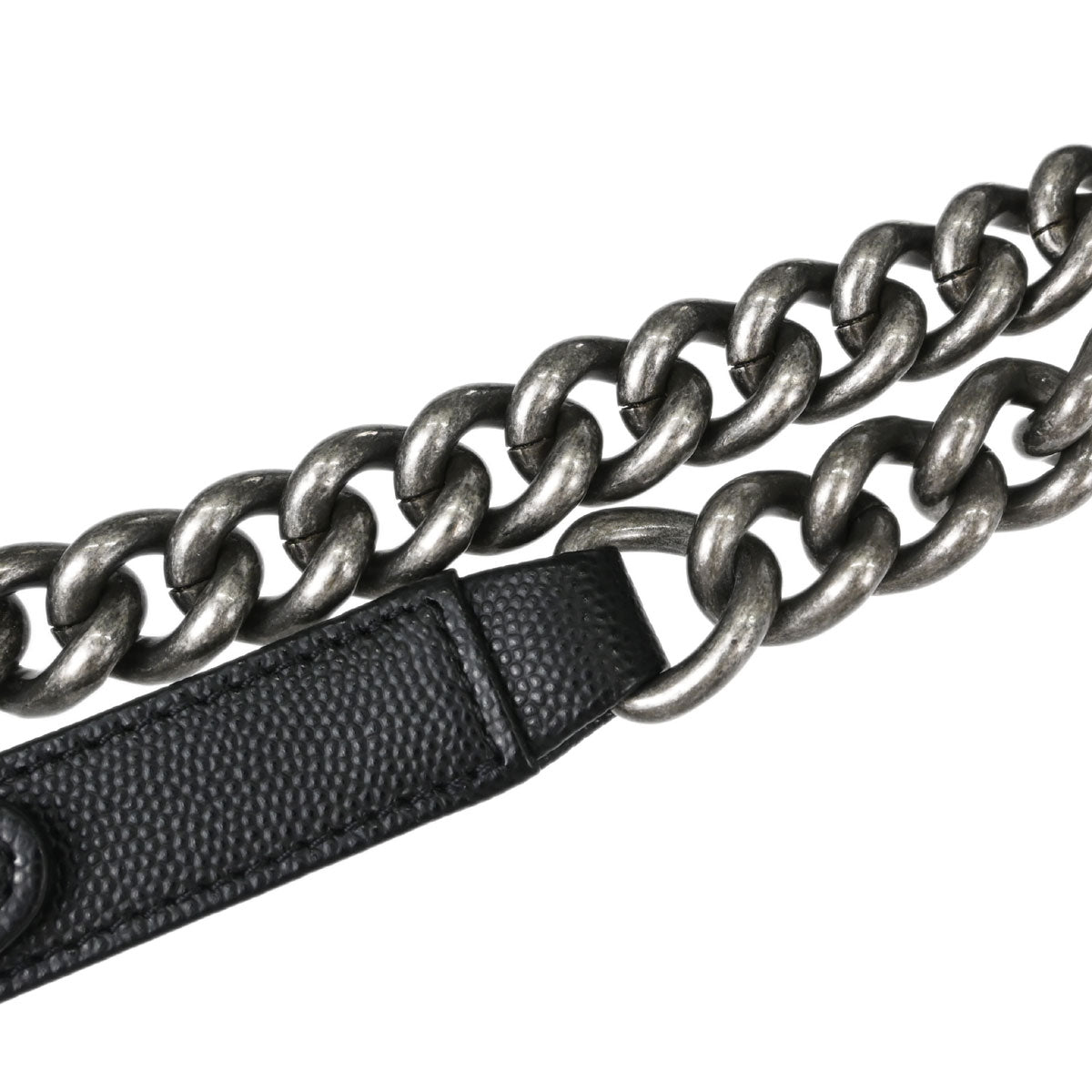 Boy Chanel Black Caviar Skin Small Chain Shoulder Bag