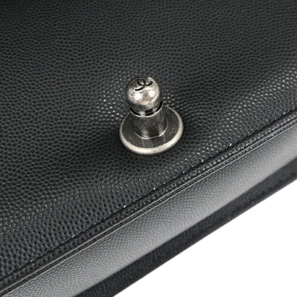 Boy Chanel Black Caviar Skin Small Chain Shoulder Bag