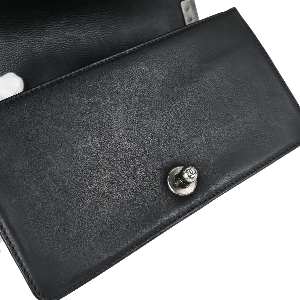 Boy Chanel Black Calfskin Diamond Stitch Small Chain Shoulder Bag