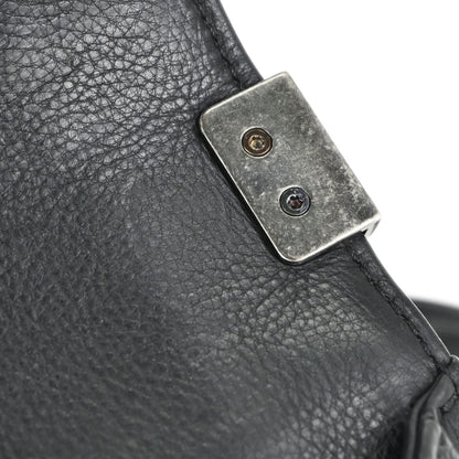 Boy Chanel Black Calfskin Diamond Stitch Small Chain Shoulder Bag