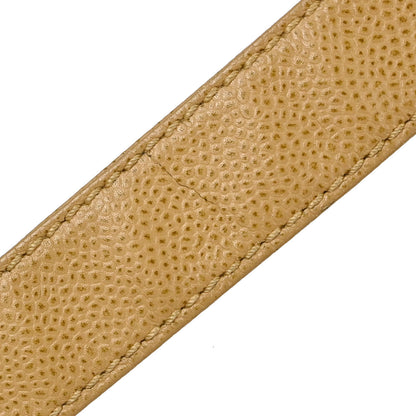 Chanel Beige Caviar Skin Choco Bar Tote Handbag
