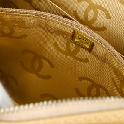 Chanel Beige Caviar Skin Choco Bar Tote Handbag