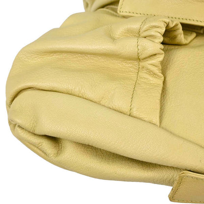 Yves Saint Laurent Yellow Leather Mala Mala Handbag
