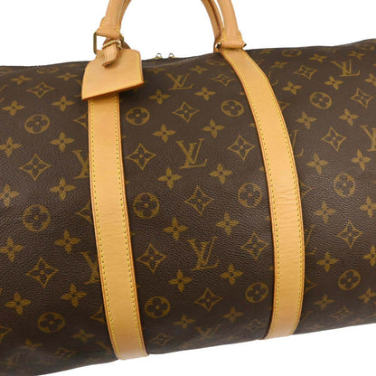 Louis Vuitton 2000 Monogram Keepall 55 Travel Handbag M41424