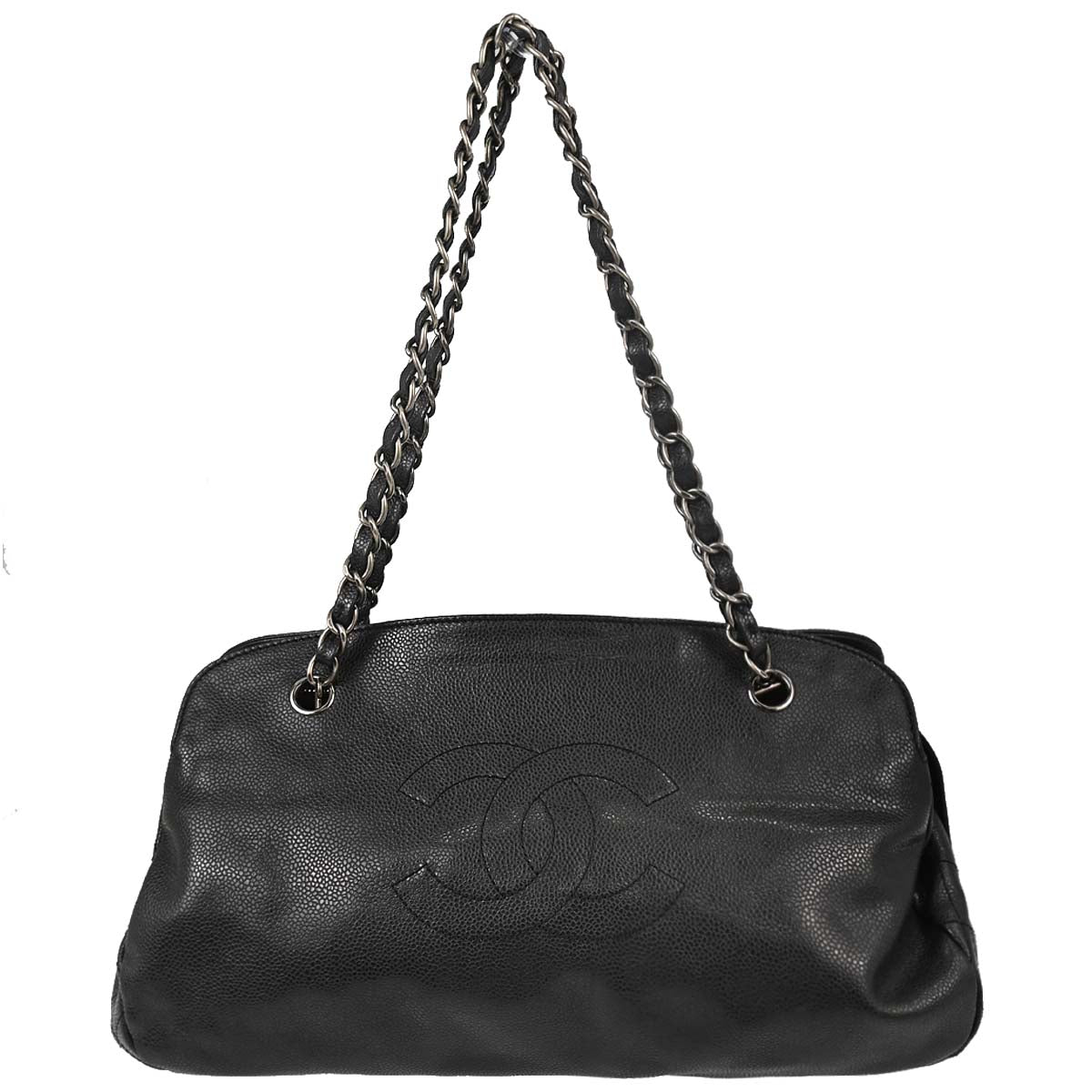 Chanel Black Caviar Tote Handbag