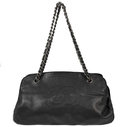 Chanel Black Caviar Tote Handbag