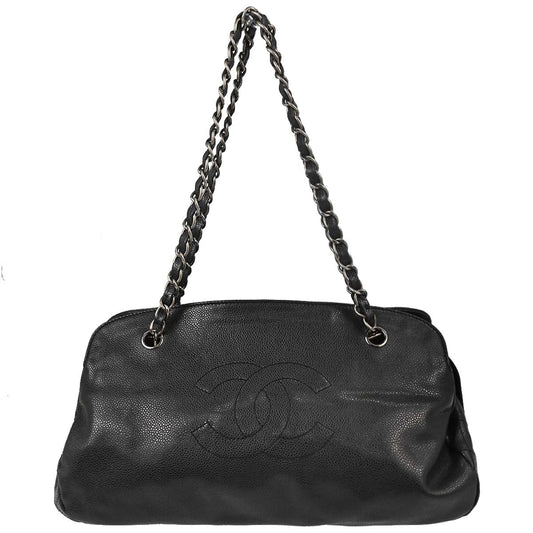 Chanel Black Caviar Tote Handbag
