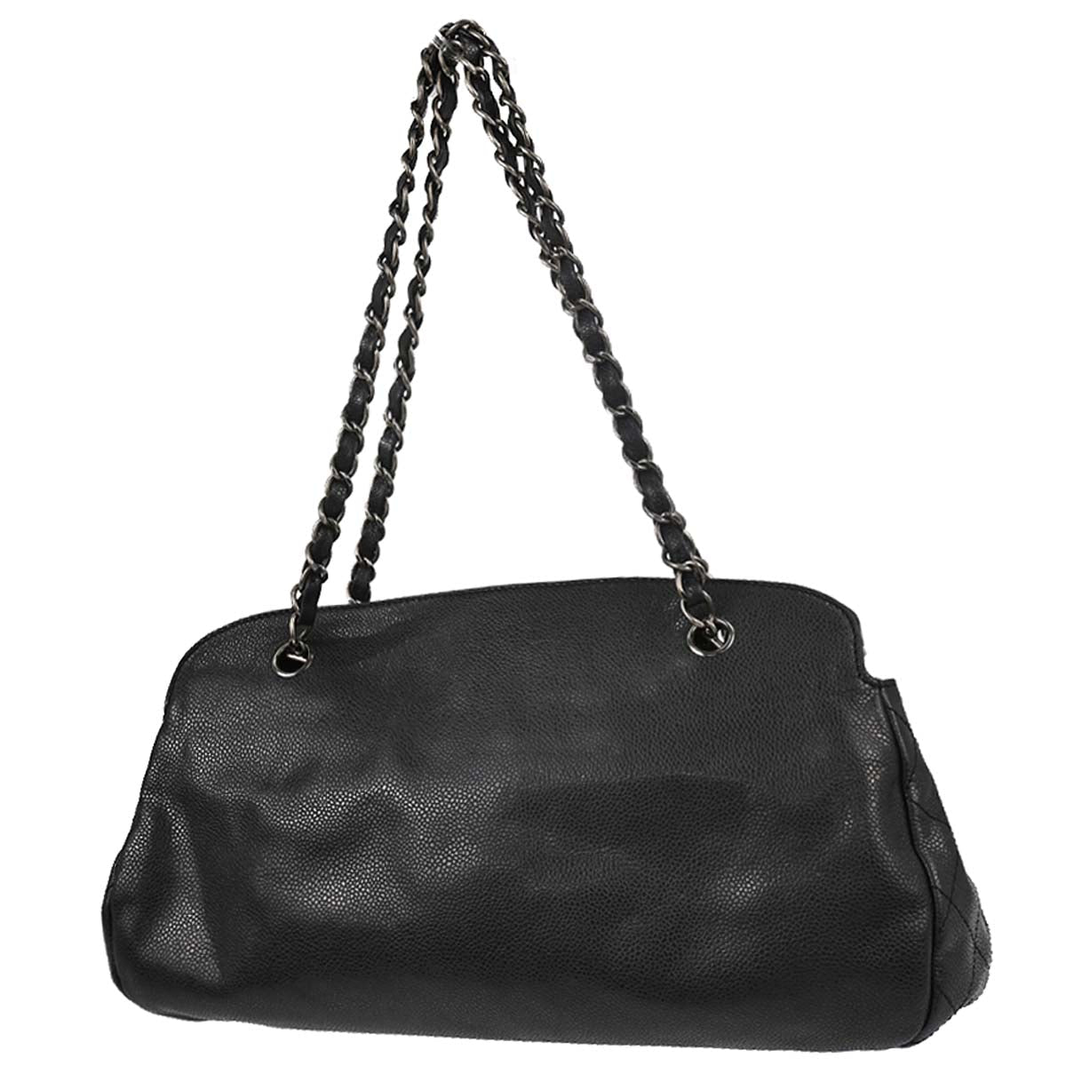 Chanel Black Caviar Tote Handbag