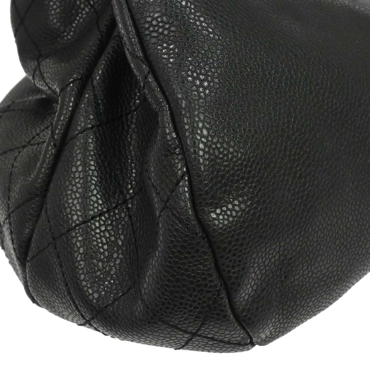 Chanel Black Caviar Tote Handbag