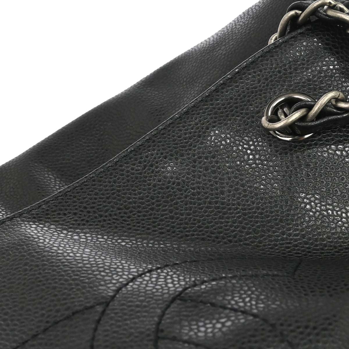 Chanel Black Caviar Tote Handbag