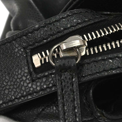 Chanel Black Caviar Tote Handbag