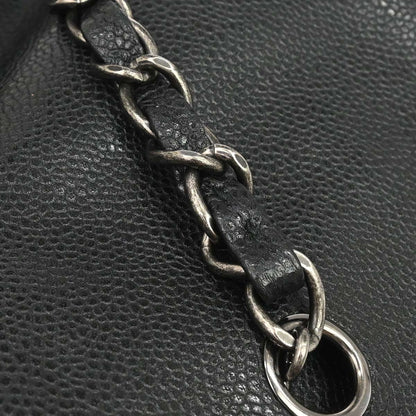 Chanel Black Caviar Tote Handbag
