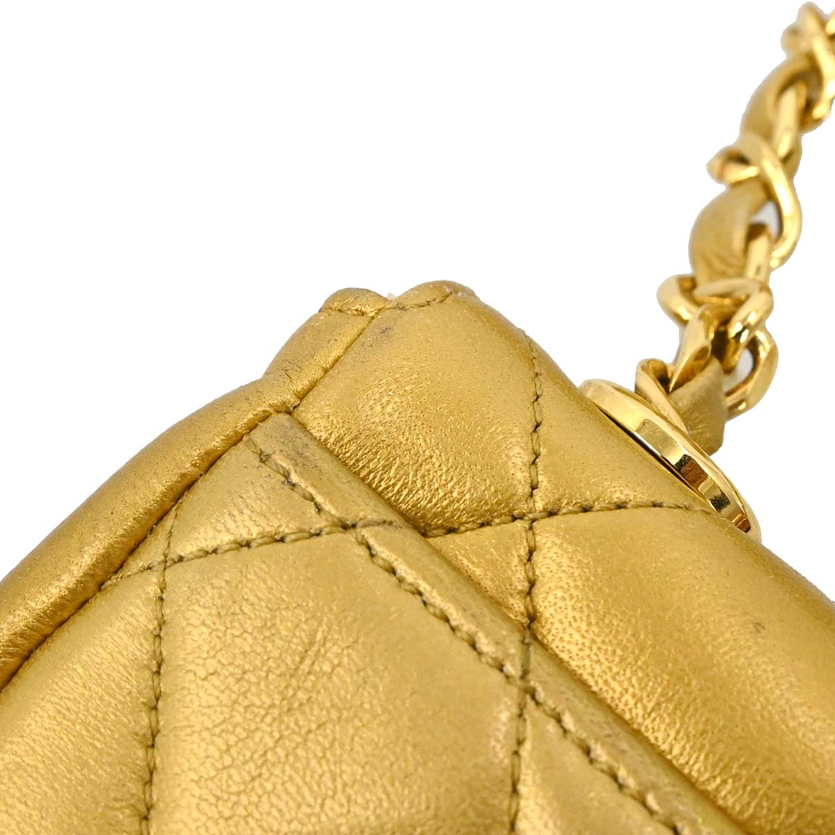 Chanel Gold Lambskin Waist Bum Bag #80/32