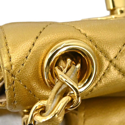 Chanel Gold Lambskin Waist Bum Bag #80/32