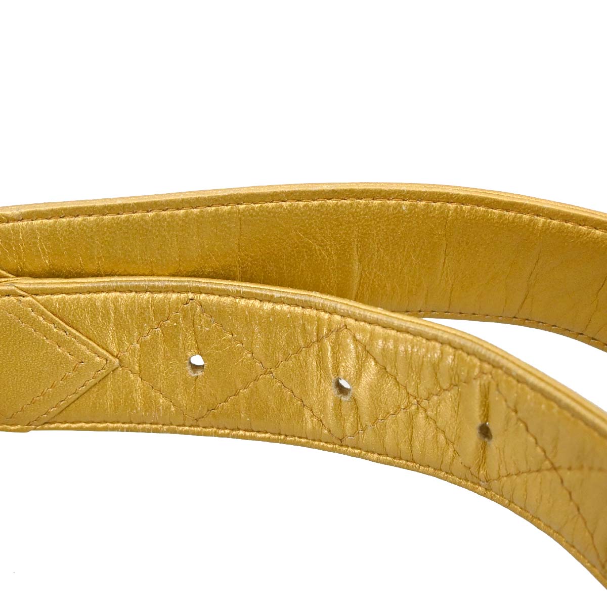Chanel Gold Lambskin Waist Bum Bag #80/32