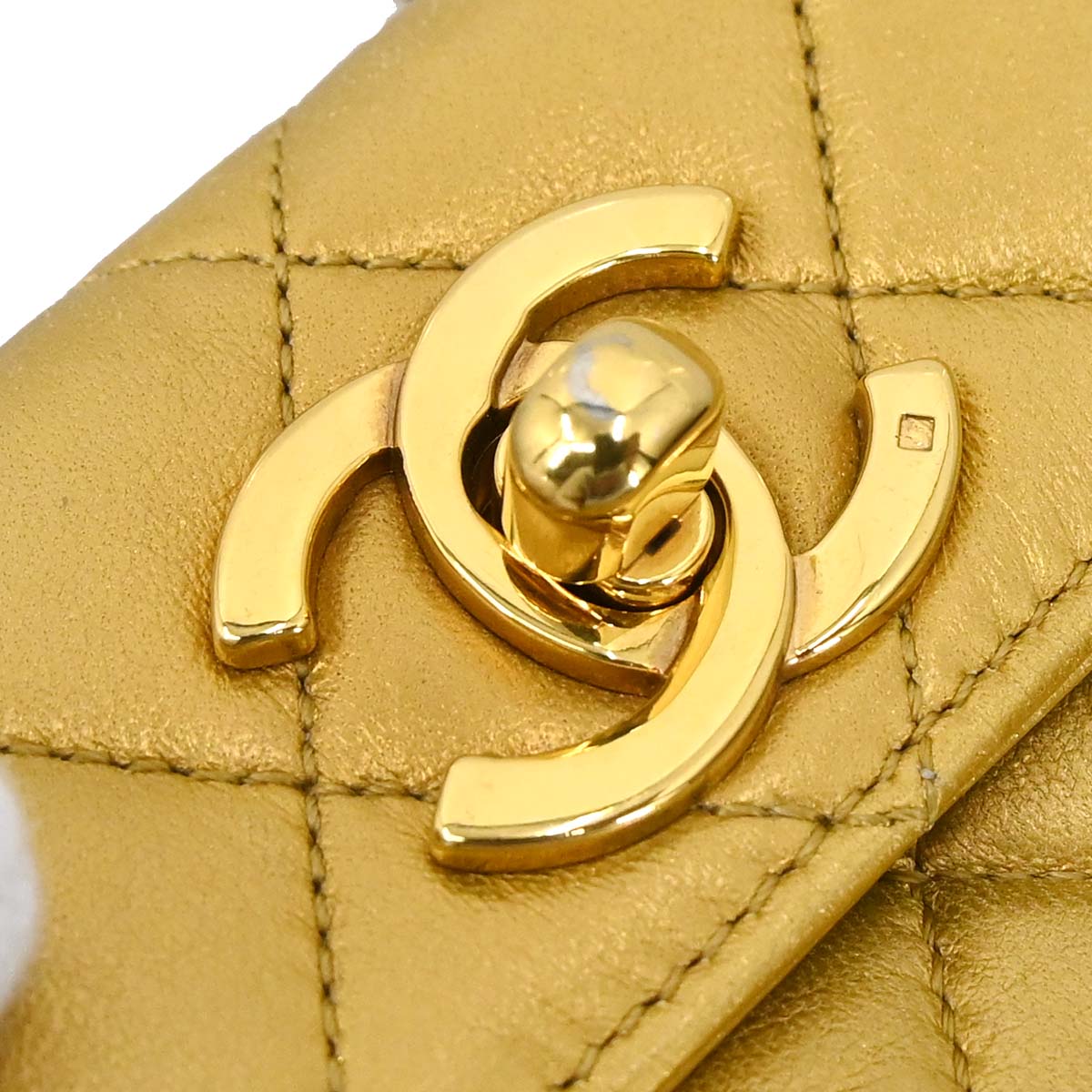 Chanel Gold Lambskin Waist Bum Bag #80/32