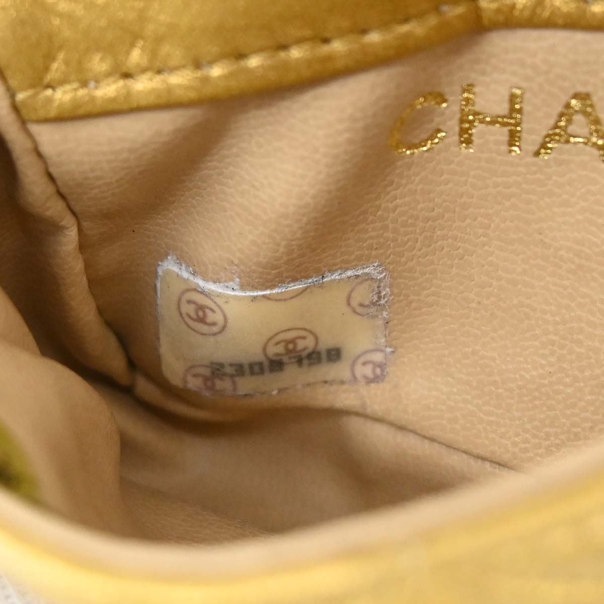Chanel Gold Lambskin Waist Bum Bag #80/32