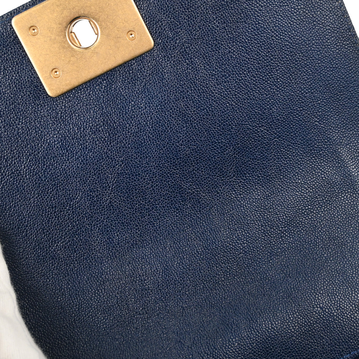 Boy Chanel 2018-2019 Navy Caviar Skin Small Chain Shoulder Bag