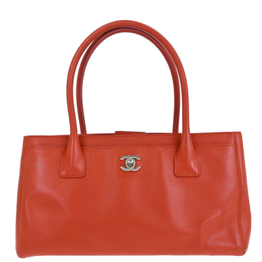 Chanel 2012-2013 Red Calfskin Executive Cerf Tote Bag