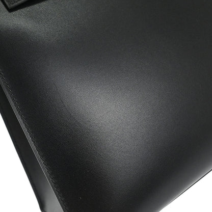 Hermes Black Box Calf Kelly 32 Sellier 2way Shoulder Handbag