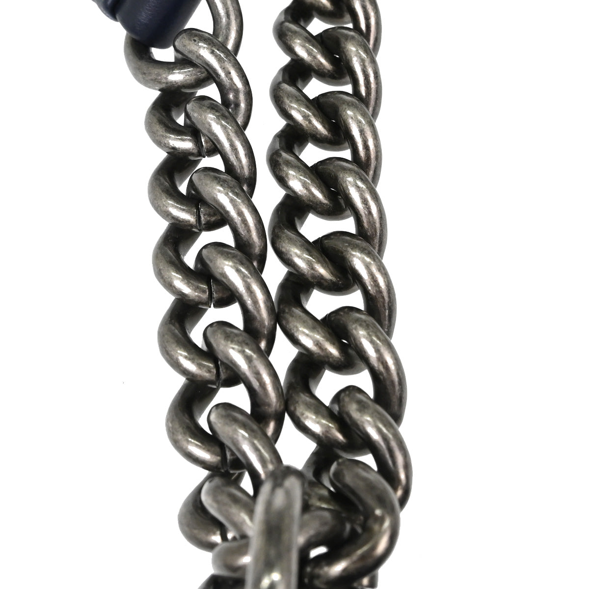 Boy Chanel 2012-2013 Navy Velvet Small Chain Shoulder Bag