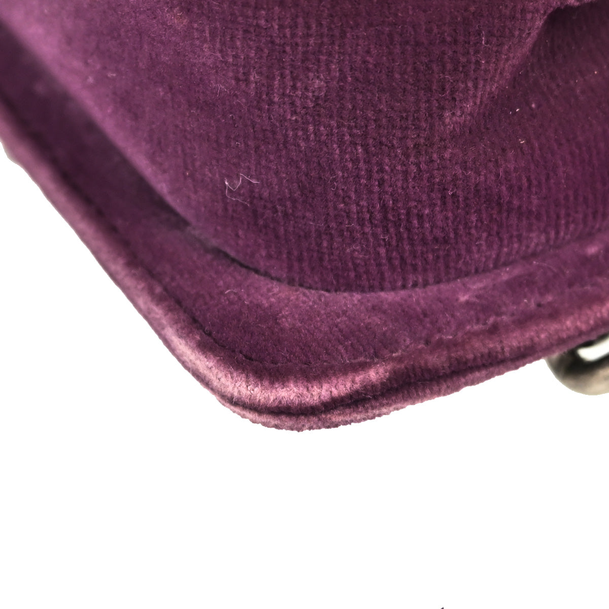 Boy Chanel 2013-2014 Purple Velvet Small Chain Shoulder Bag
