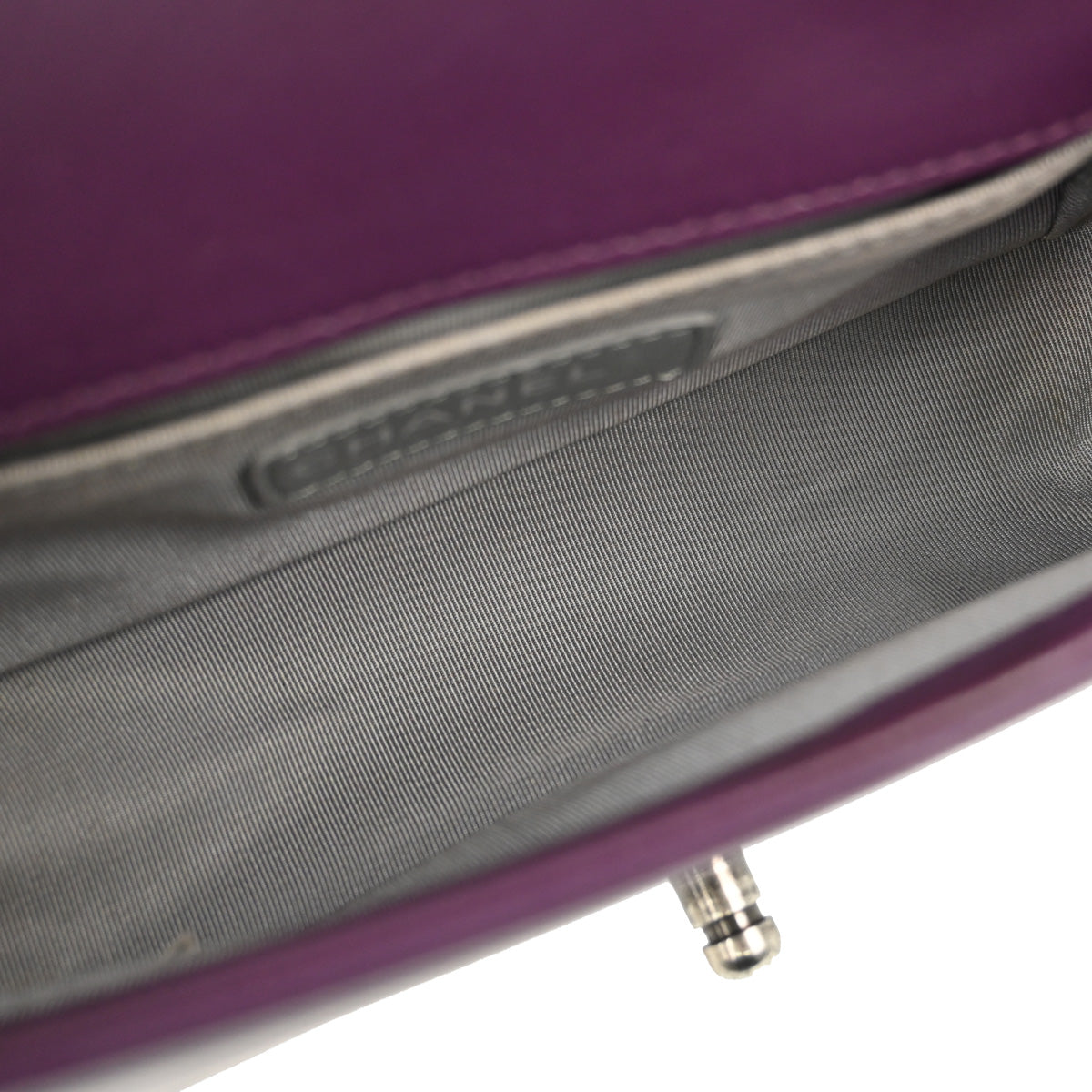 Boy Chanel 2013-2014 Purple Velvet Small Chain Shoulder Bag