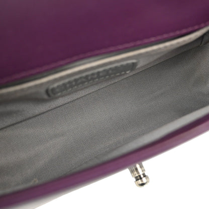 Boy Chanel 2013-2014 Purple Velvet Small Chain Shoulder Bag