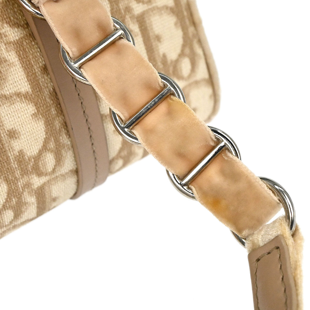 Christian Dior Beige Romantique Trotter Handbag