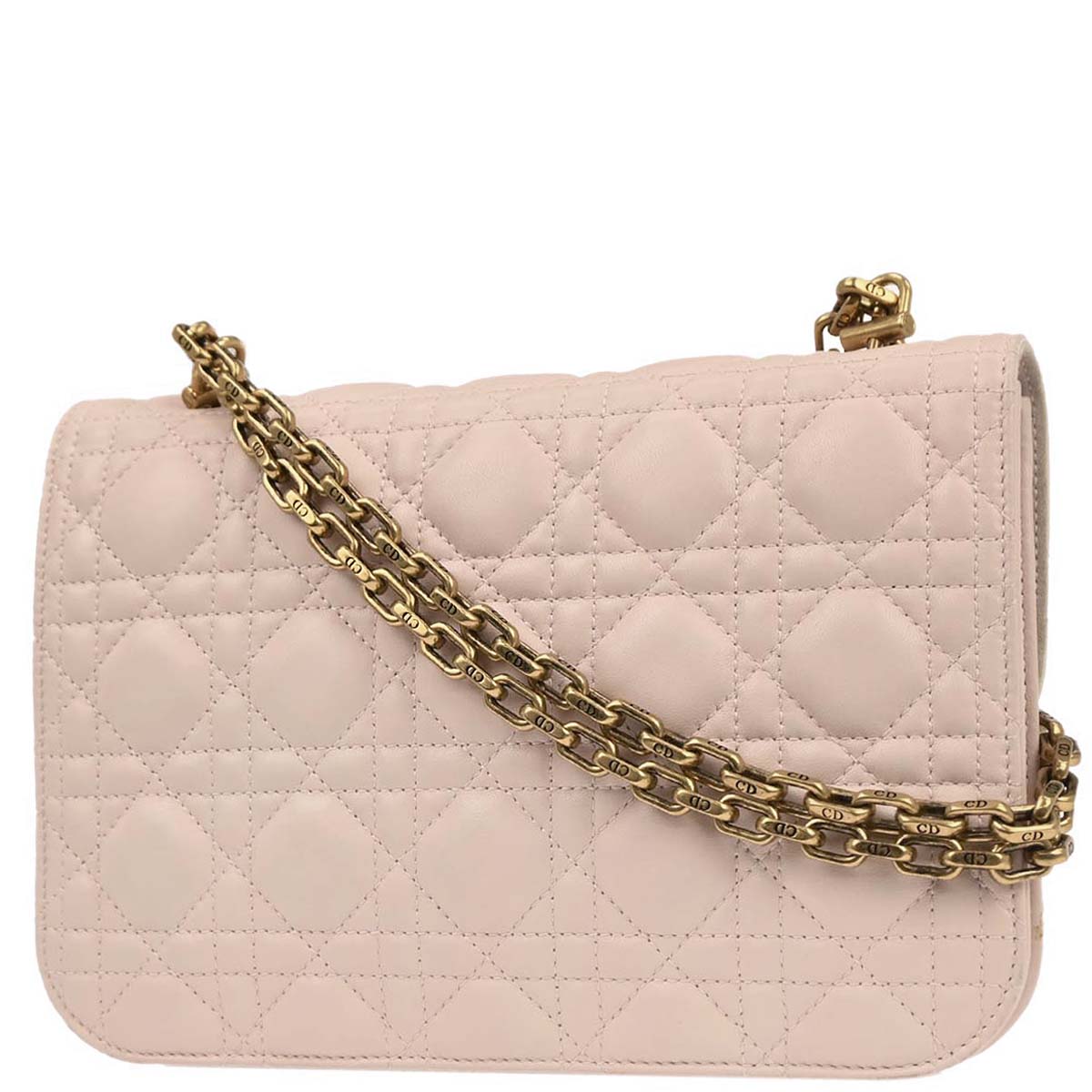 Christian Dior Light Pink Cannage Shoulder Bag