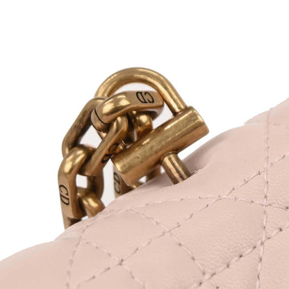 Christian Dior Light Pink Cannage Shoulder Bag