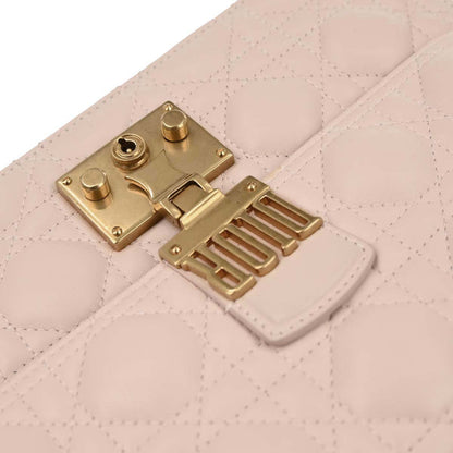Christian Dior Light Pink Cannage Shoulder Bag