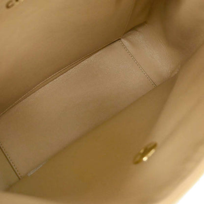 Chanel 1996-1997 Beige Lambskin Shoulder Bag