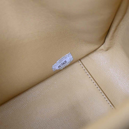 Chanel 1996-1997 Beige Lambskin Shoulder Bag