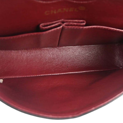 Chanel Black Lambskin Small Classic Double Flap Shoulder Bag