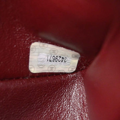 Chanel Black Lambskin Small Classic Double Flap Shoulder Bag