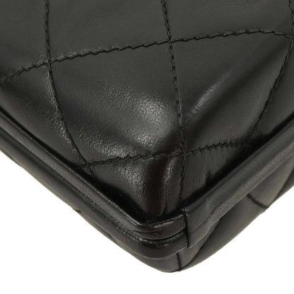 Chanel Black Lambskin Shoulder Bag