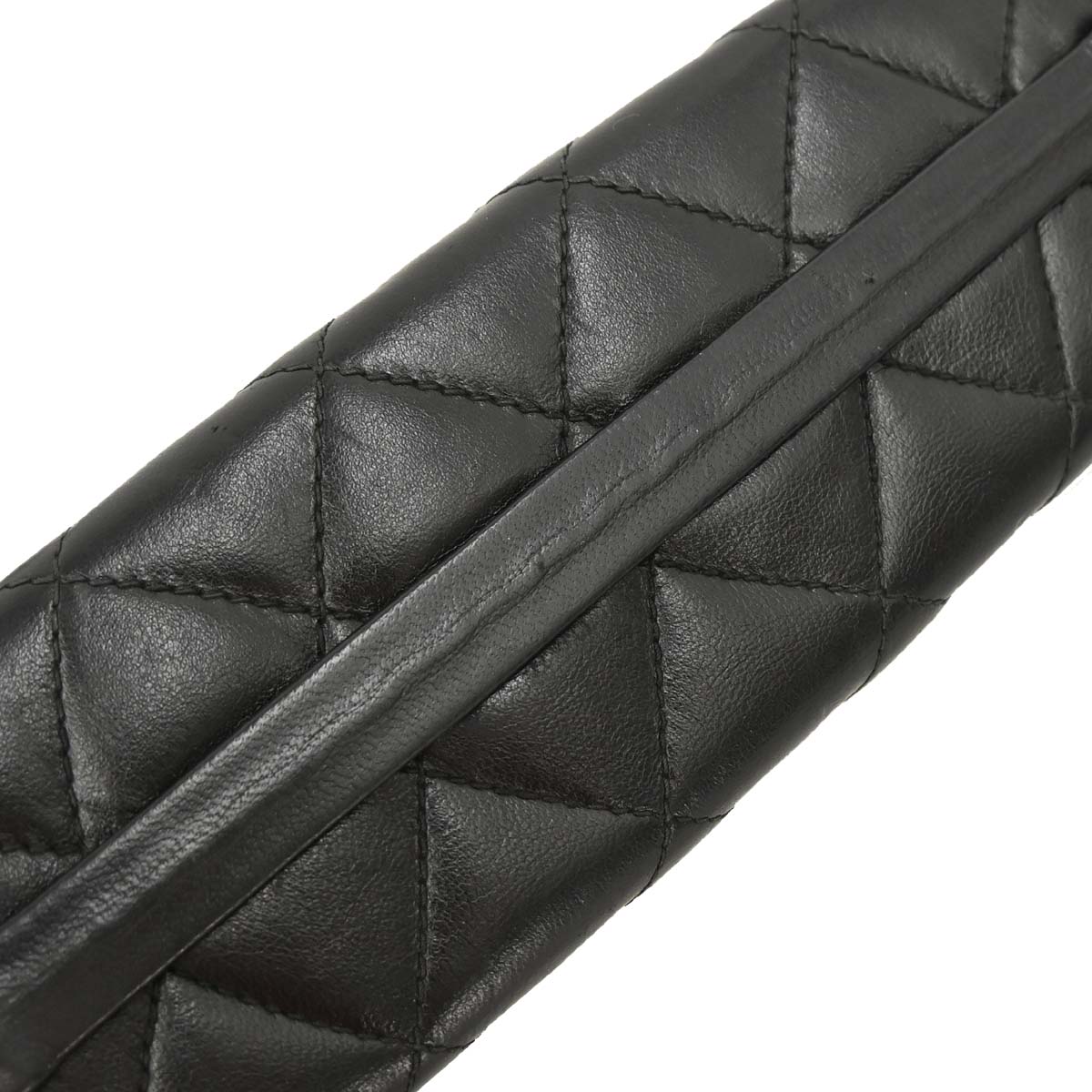 Chanel Black Lambskin Shoulder Bag