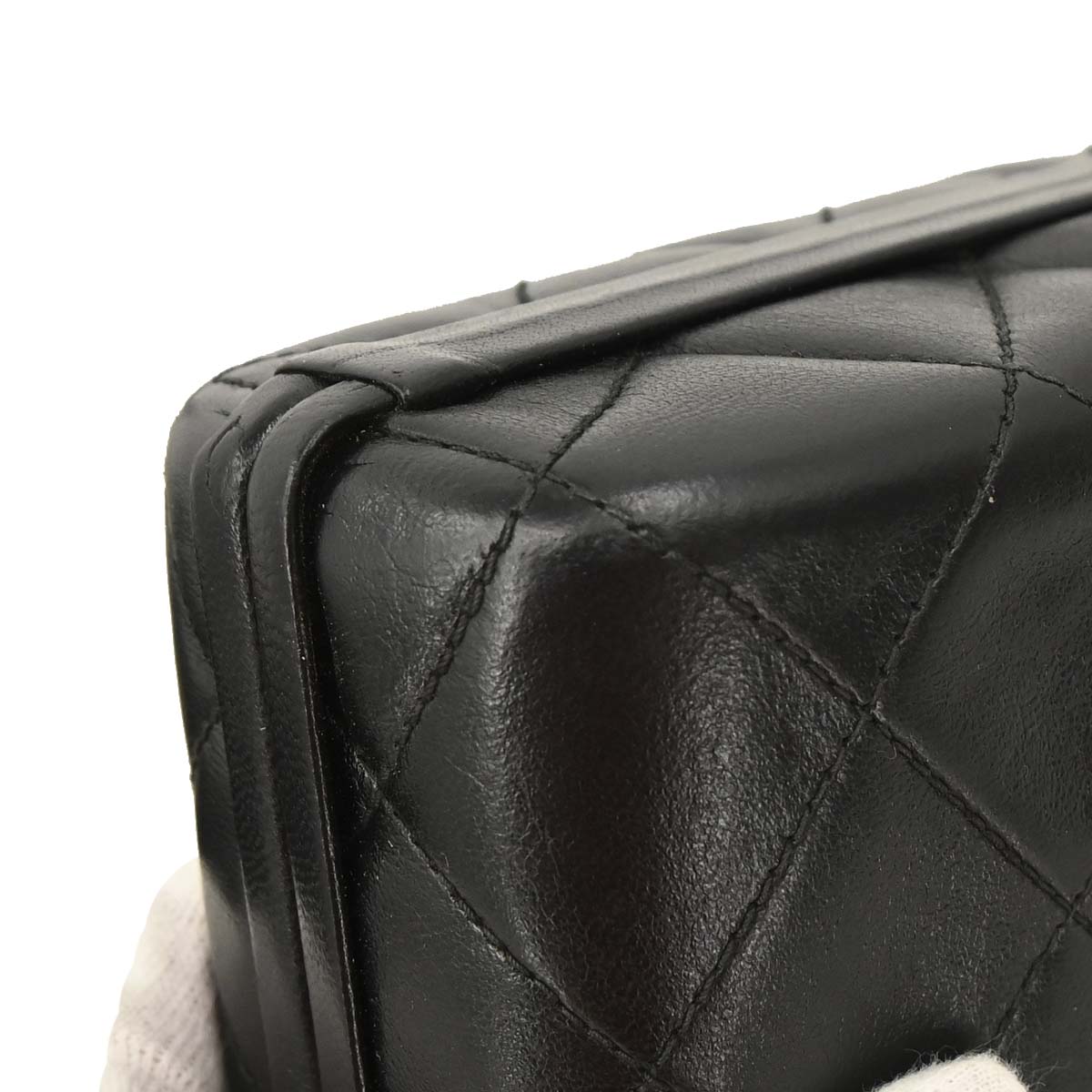 Chanel Black Lambskin Shoulder Bag