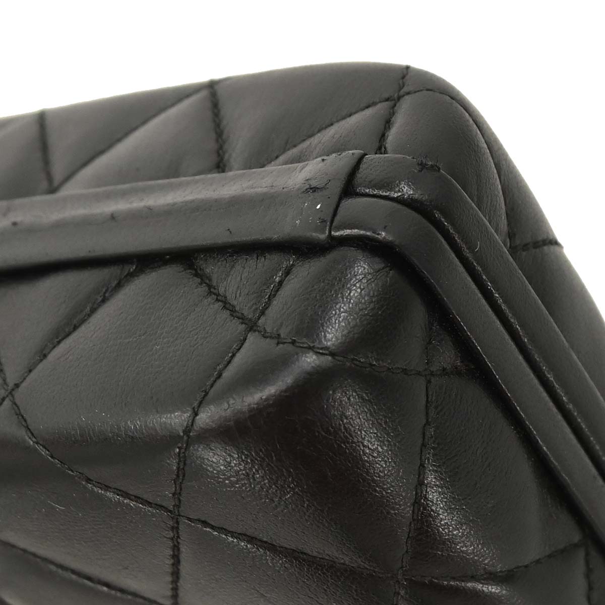 Chanel Black Lambskin Shoulder Bag