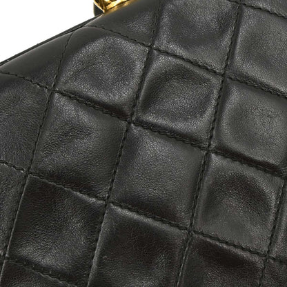 Chanel Black Lambskin Shoulder Bag