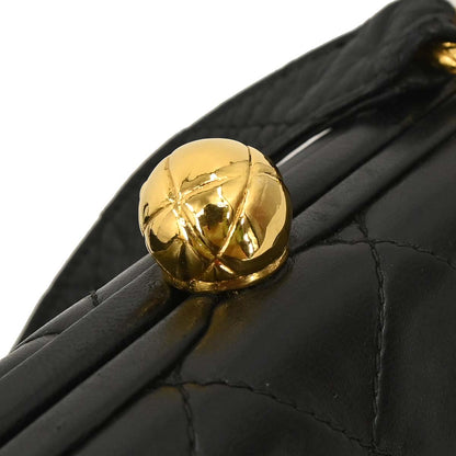 Chanel Black Lambskin Shoulder Bag