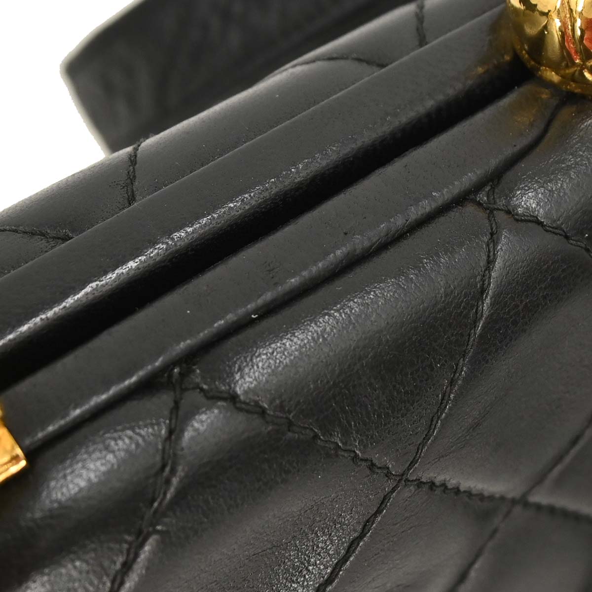 Chanel Black Lambskin Shoulder Bag