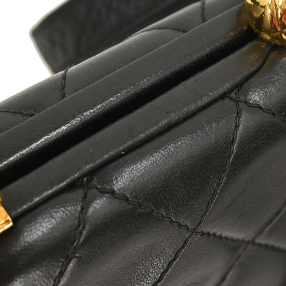 Chanel Black Lambskin Shoulder Bag